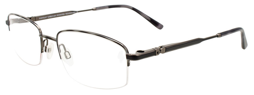 EASYCLIP EC566 Eyeglasses 020 Tortoise Black & Grey 55mm