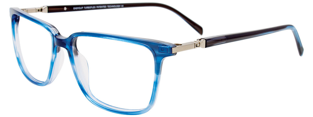 EASYCLIP EC589 Eyeglasses 050 Blue & Grey 55mm