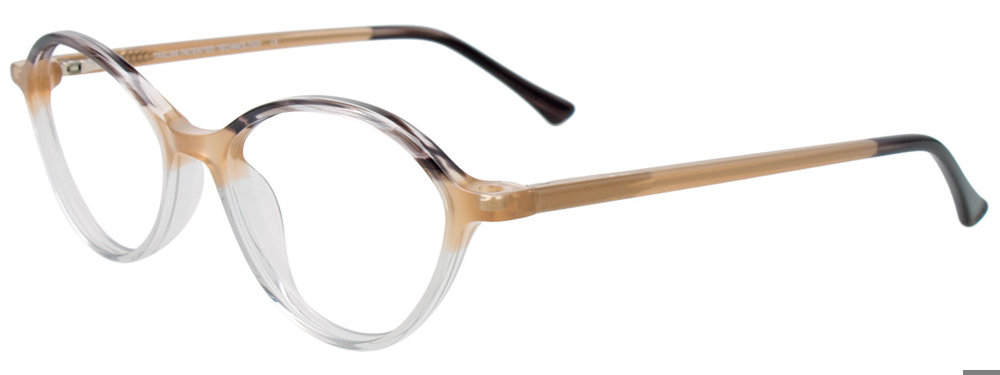 TAKUMI TK1275 Eyeglasses 010 Dark Brown & Light Brown & Crystal 50mm