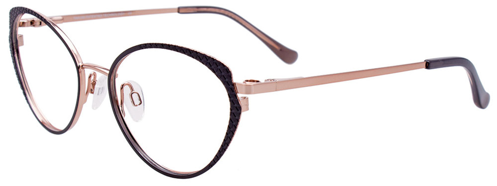 TAKUMI TK1189 Eyeglasses 090 Satin Black & Satin Pink Gold 52mm