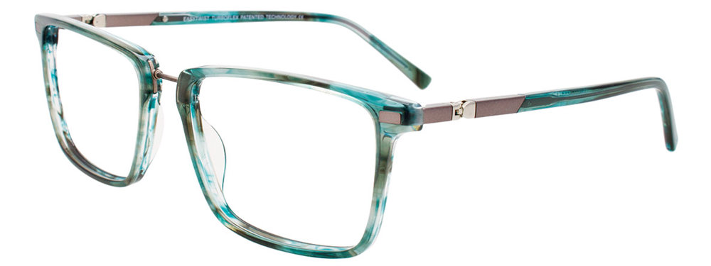 EASYTWIST ET9008 Eyeglasses 060 Green Marble & Satin Grey 57mm