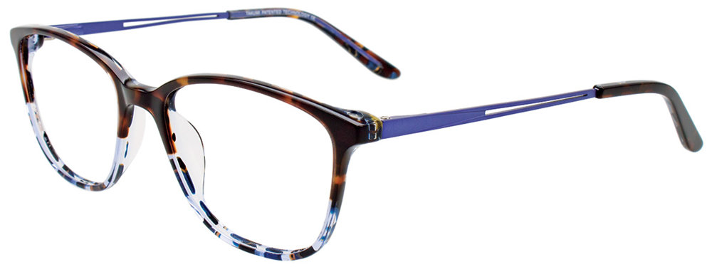 TAKUMI TK1170 Eyeglasses 050 Blue Marbled & Demi Amber 52mm