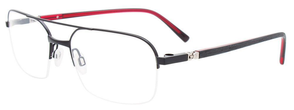 TAKUMI TK1194 Eyeglasses 090 Satin Black Red 56mm