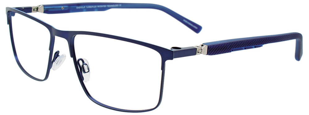 EASYCLIP EC651 Eyeglasses 050 Navy Blue 55mm