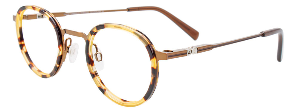 TAKUMI TK1153 Eyeglasses 010 Demi Amber & Satin Light Brown 44mm