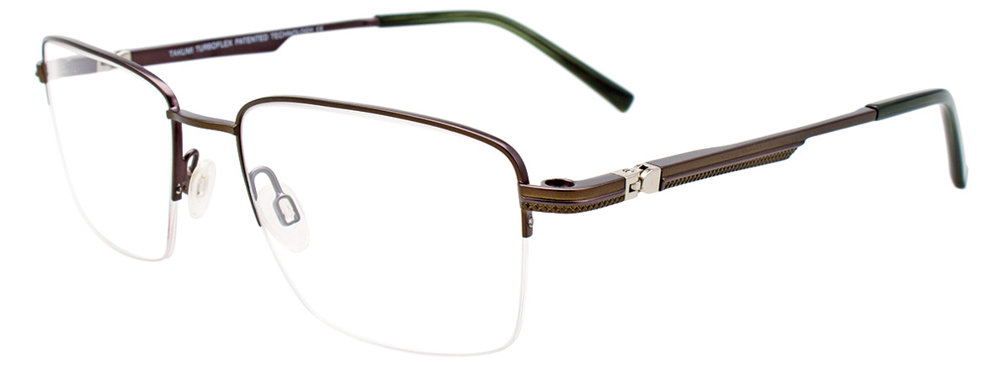 TAKUMI TK1166 Eyeglasses 060 Matt Olive & Matt Steel 58mm