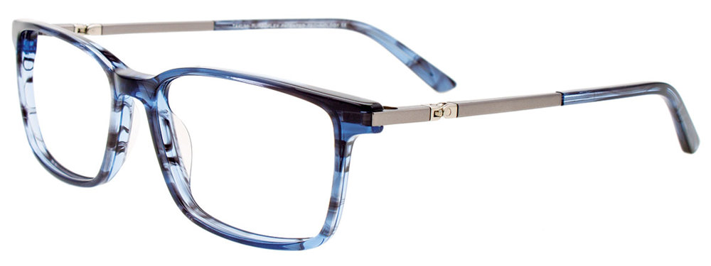 TAKUMI TK1195 Eyeglasses 050 Marb Blue & Steel 52mm