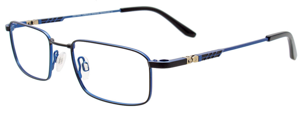 TWIST&CLIP CT282 Eyeglasses 090 Black & Blue 49mm