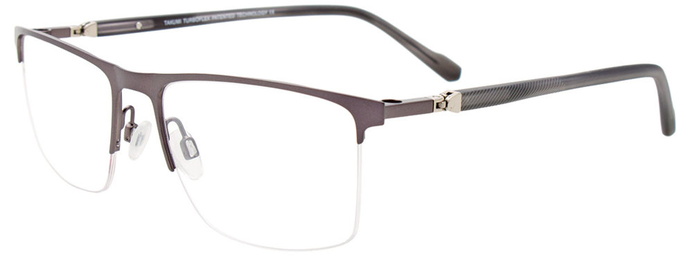 TAKUMI TK1252 Eyeglasses 020 Satin Steel & Matt Grey 56mm