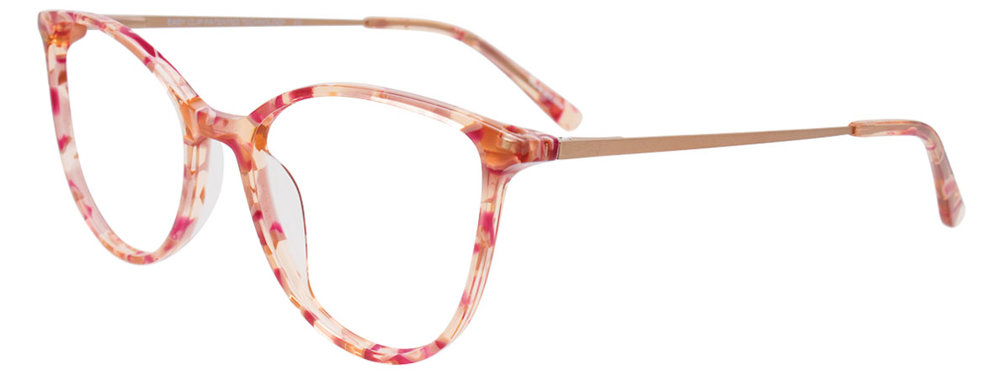 EASYCLIP EC673 Eyeglasses 030 Pink & Peach Mix Design 51mm