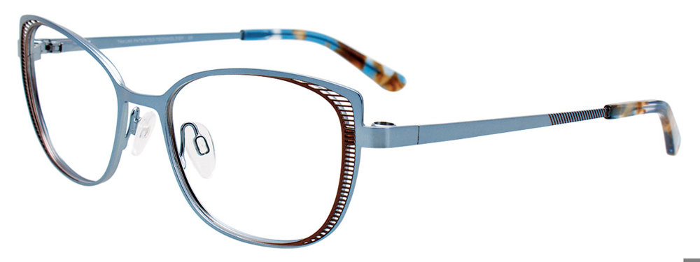 TAKUMI TK1148 Eyeglasses 050 Matt Light Blue & Dark Brown 53mm
