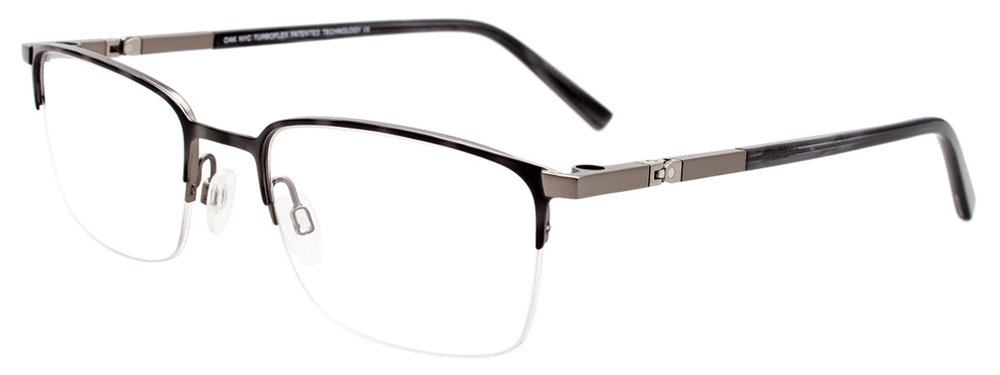 OAK NYC O3009 Eyeglasses 020 Shiny Demi Grey 54mm