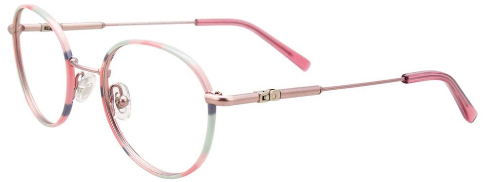 EASYTWIST ET9009 Eyeglasses 030 Pink Multicolor & Light Pink 46mm