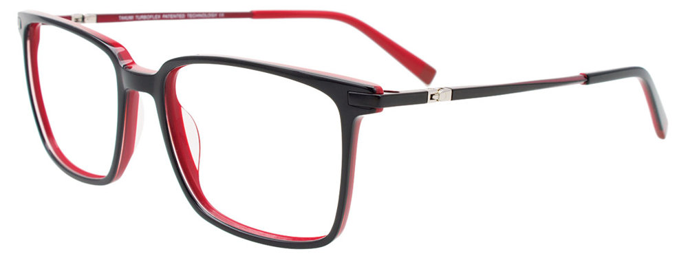 TAKUMI TK1206 Eyeglasses 030 Black & Red 55mm