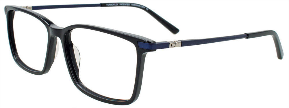 TURBOFLEX OPT. TX152 Eyeglasses 090 Solid Black 56mm