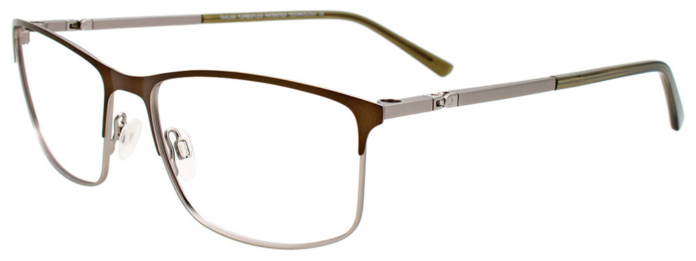 TAKUMI TK1163 Eyeglasses 015 Satin Olive & Steel 58mm