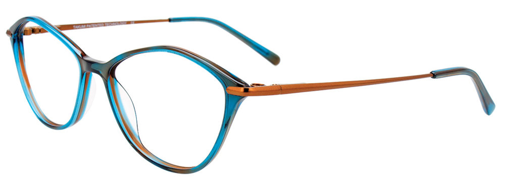 TAKUMI TK1181 Eyeglasses 060 Dk Teal Brn Marb Mt Brn Mt Brn 52mm