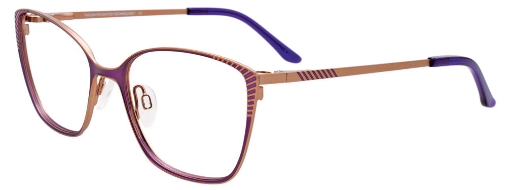 TAKUMI TK1188 Eyeglasses 080 Satin Purple & Satin Pink Gold 52mm