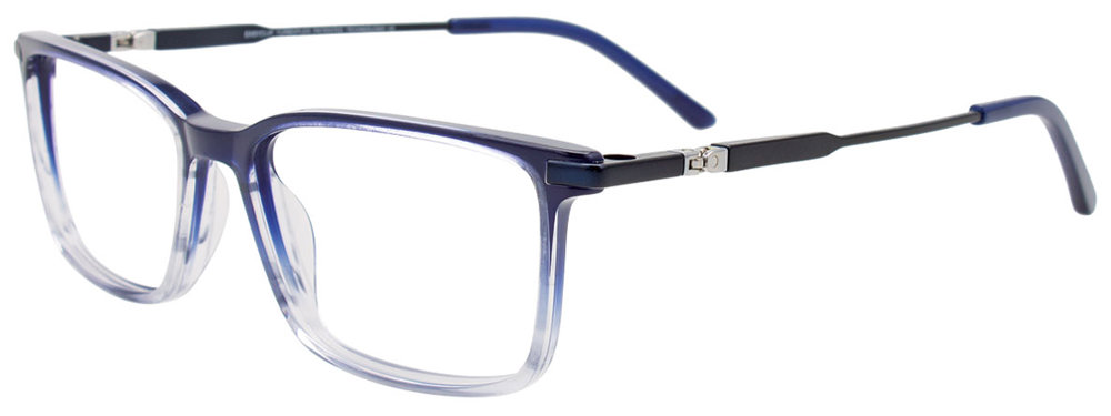 EASYCLIP EC630 Eyeglasses 050 Crystal Blue Gradient 50mm