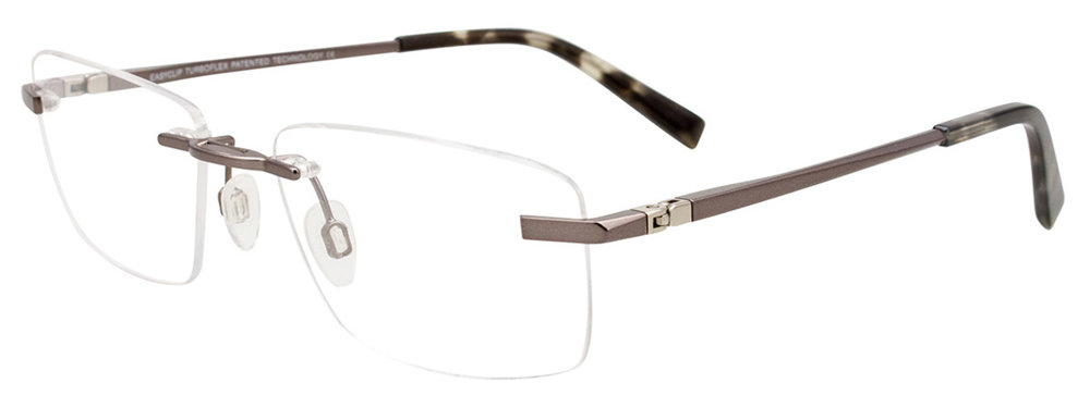 EASYCLIP EC573 Eyeglasses 020-Satin-Grey 52mm