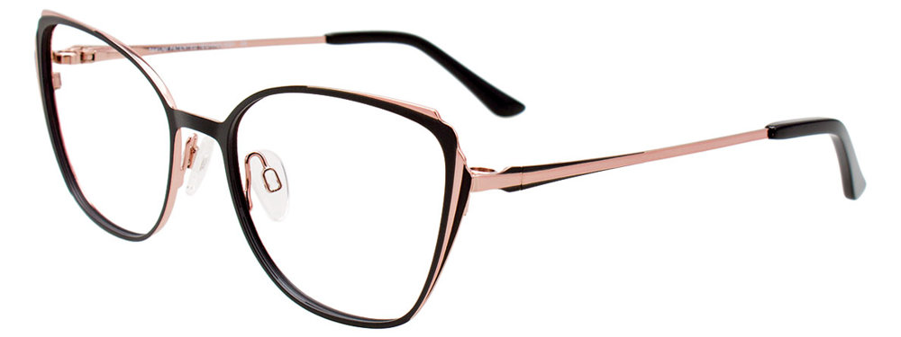 TAKUMI TK1210 Eyeglasses 090 Black & Pink Gold 53mm