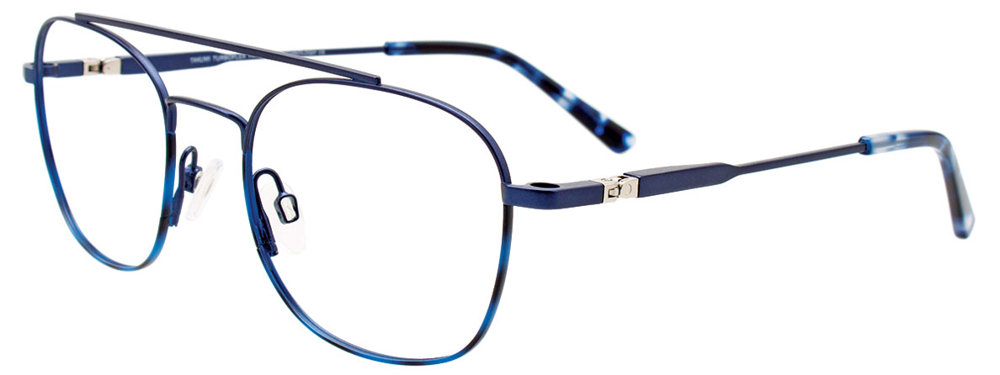TAKUMI TK1192 Eyeglasses 050 Blue & Blue Demi 52mm