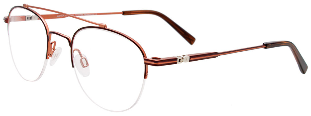 EASYCLIP EC594 Eyeglasses 010 Brown & Copper 48mm