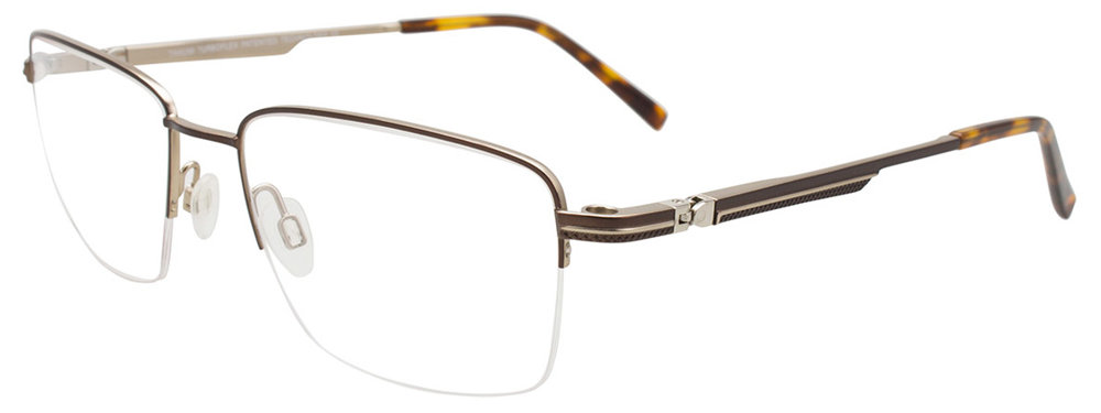 TAKUMI TK1166 Eyeglasses 010 Matt Dark Brown & Matt Silver 58mm
