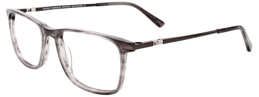 EASYCLIP EC595 Eyeglasses 020 Grey Marbled 52mm