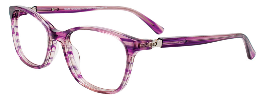 TAKUMI TK1174 Eyeglasses 080 Purple Marbled 47mm