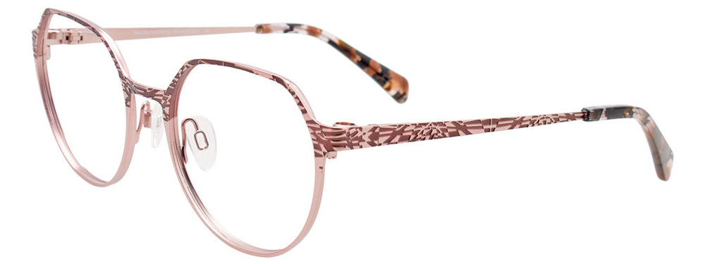 TAKUMI TK1203 Eyeglasses 010 Pink Gold & Light Brown 50mm