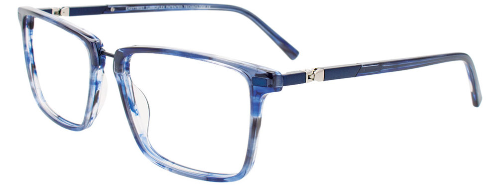 EASYTWIST ET9008 Eyeglasses 050 Blue Marble & Satin Blue 57mm