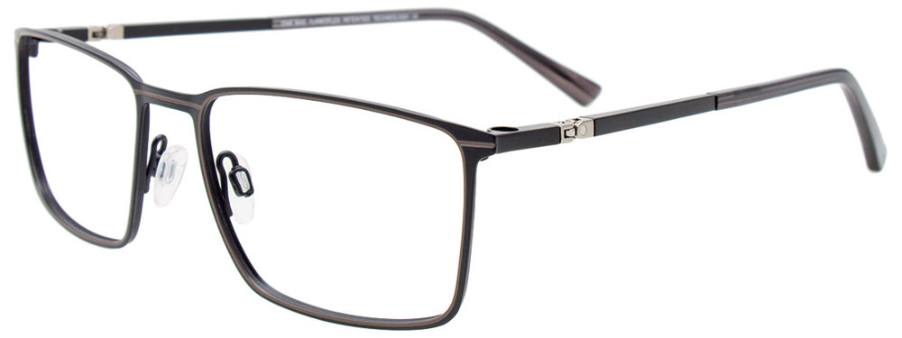 OAK NYC O3020 Eyeglasses 090 Black & Brown 54mm