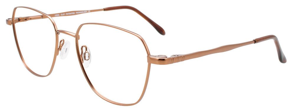 COOLCLIP CC845 Eyeglasses 010 Satin Light Brown 51mm
