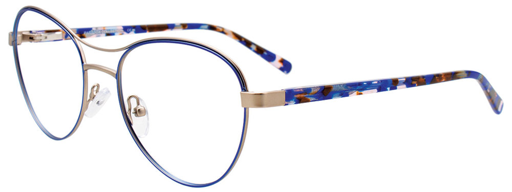 PARADOX P5078 Eyeglasses 050 Satin Blue & Satin Silver 53mm