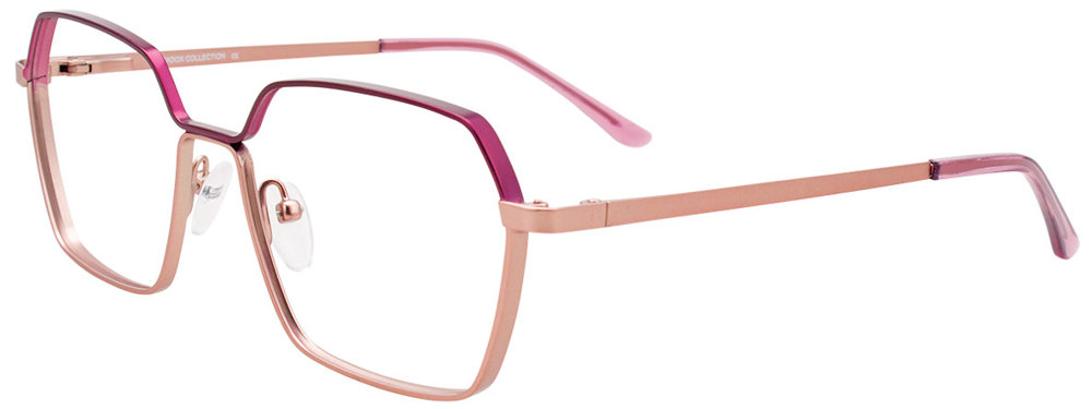 PARADOX P5086 Eyeglasses 030 Purple & Pink Gold Pink Gold 54mm