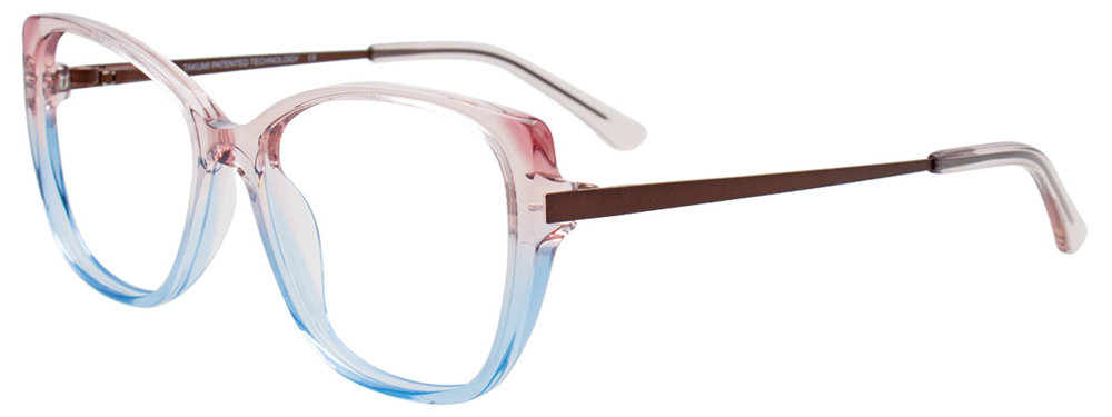 TAKUMI TK1287 Eyeglasses 030 Transparent Pink to Lt. Blue Gradient 51mm