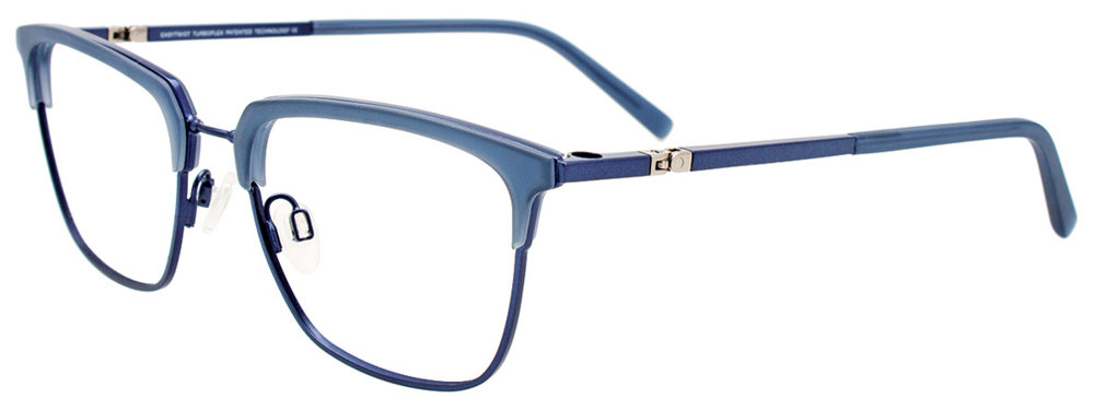 TWIST&CLIP CT275 Eyeglasses 050 Matt Blue & Satin Blue 54mm