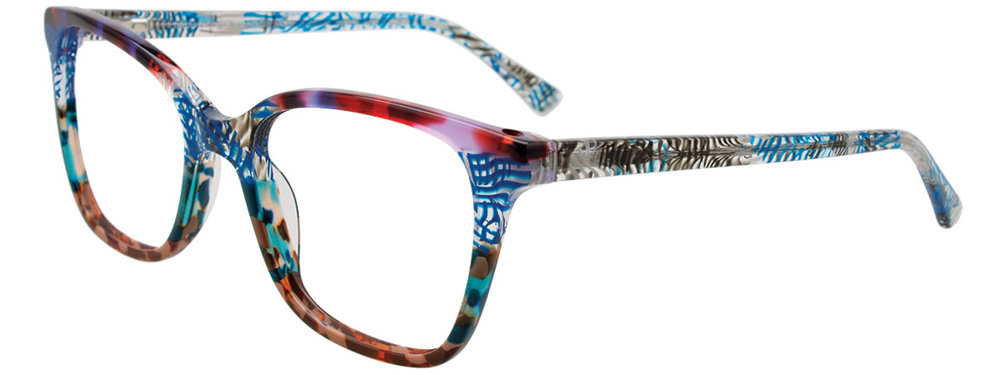 TAKUMI TK1303 Eyeglasses 010 Blue & Multicolor 54mm