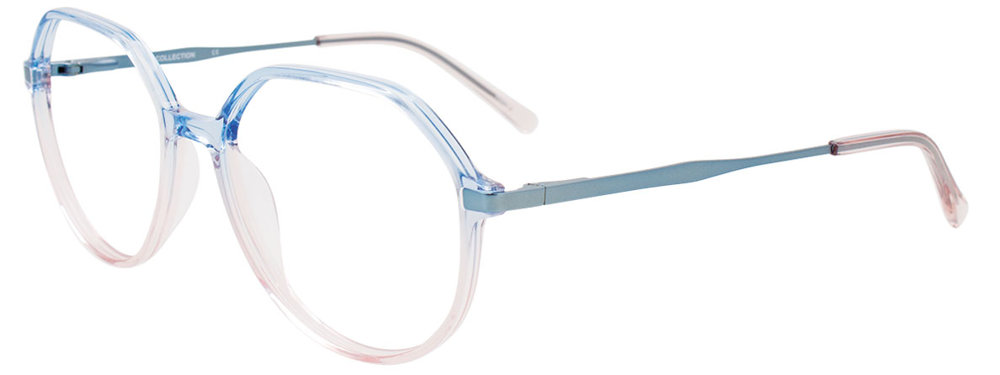 I CHILL C7051 Eyeglasses 050 Grad Tr Blue & Pnk Sat Lt Blue 55mm