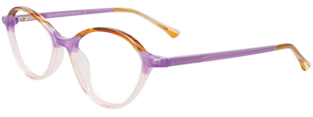TAKUMI TK1275 Eyeglasses 080 Brown & Purple & Pink Crystal 50mm
