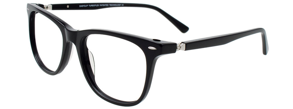 EASYCLIP EC670 Eyeglasses 090 Black 54mm