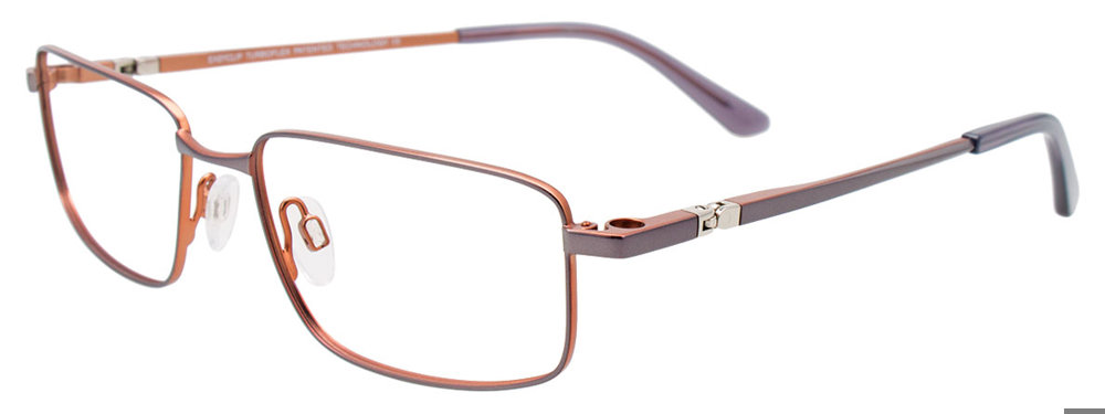 EASYCLIP EC622 Eyeglasses 020 Grey & Copper 52mm