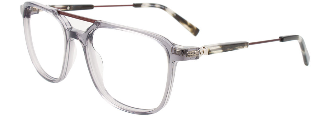 TAKUMI TK1209 Eyeglasses 020 Transparent Grey & Copper 54mm