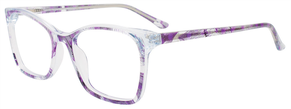 TAKUMI TK1230 Eyeglasses 080 Transparent & Purple 52mm