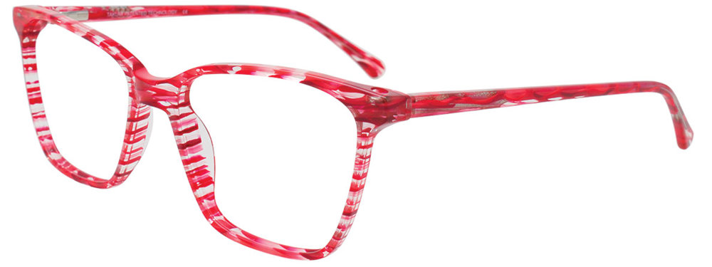 TAKUMI TK1276 Eyeglasses 030 Red & Pink Stripes 55mm