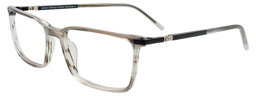 EASYCLIP EC695 Eyeglasses 020 Slate Grey 55mm