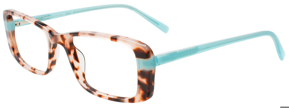 PARADOX P5094 Eyeglasses 015 Pink Tortoise & Mint 51mm
