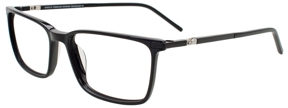 EASYCLIP EC695 Eyeglasses 090 Black 55mm