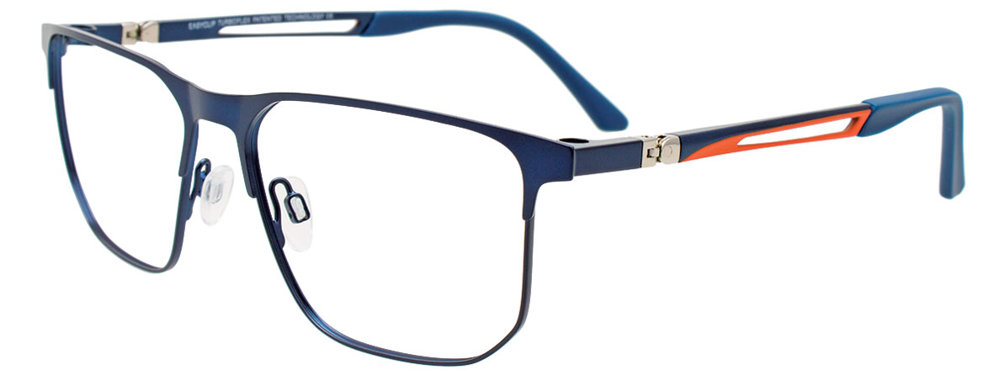 EASYCLIP EC644 Eyeglasses 050 Dark Blue 54mm